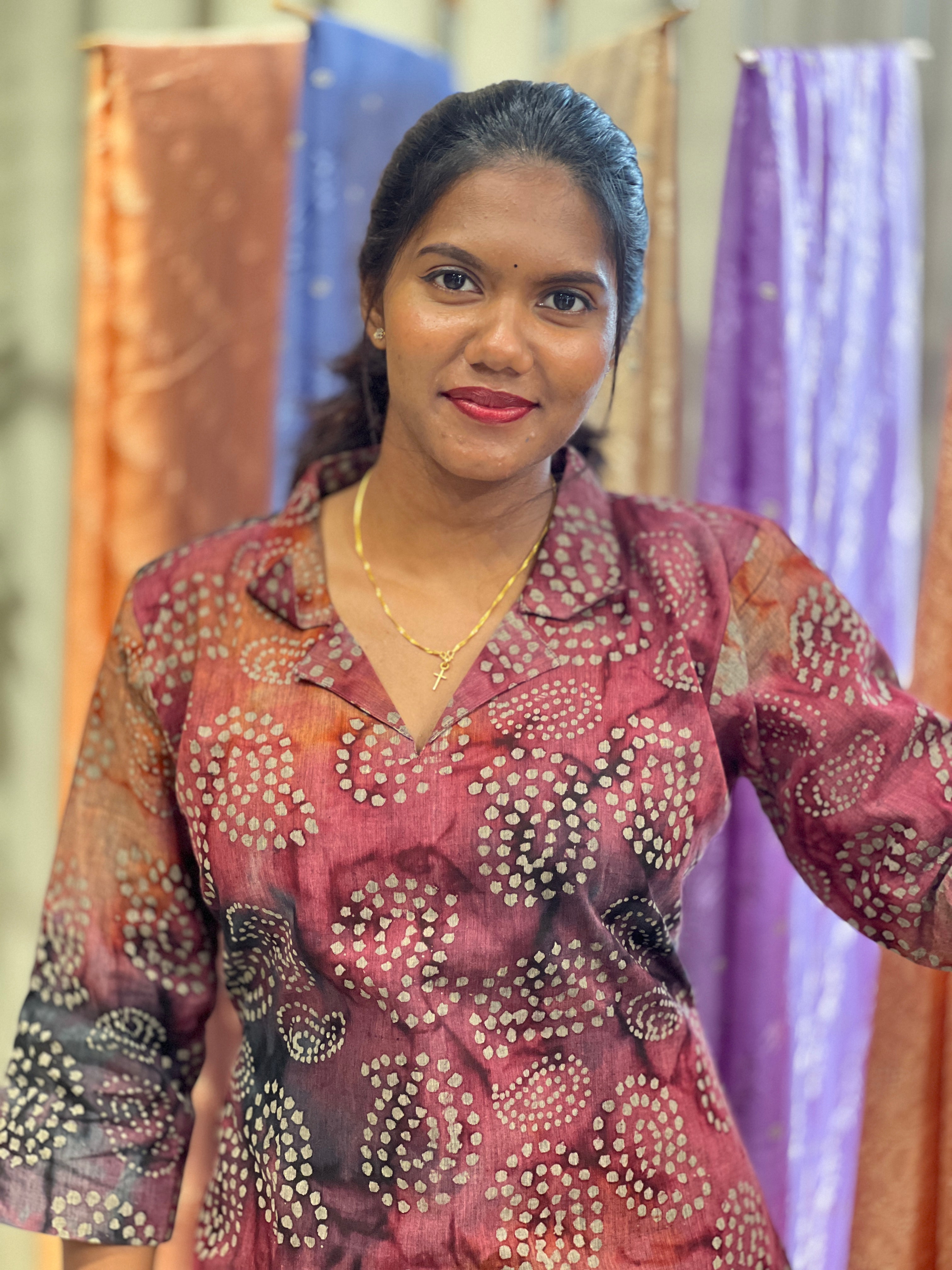 Paisley Printed Pattern Cotton Kurta Set | RMLA335