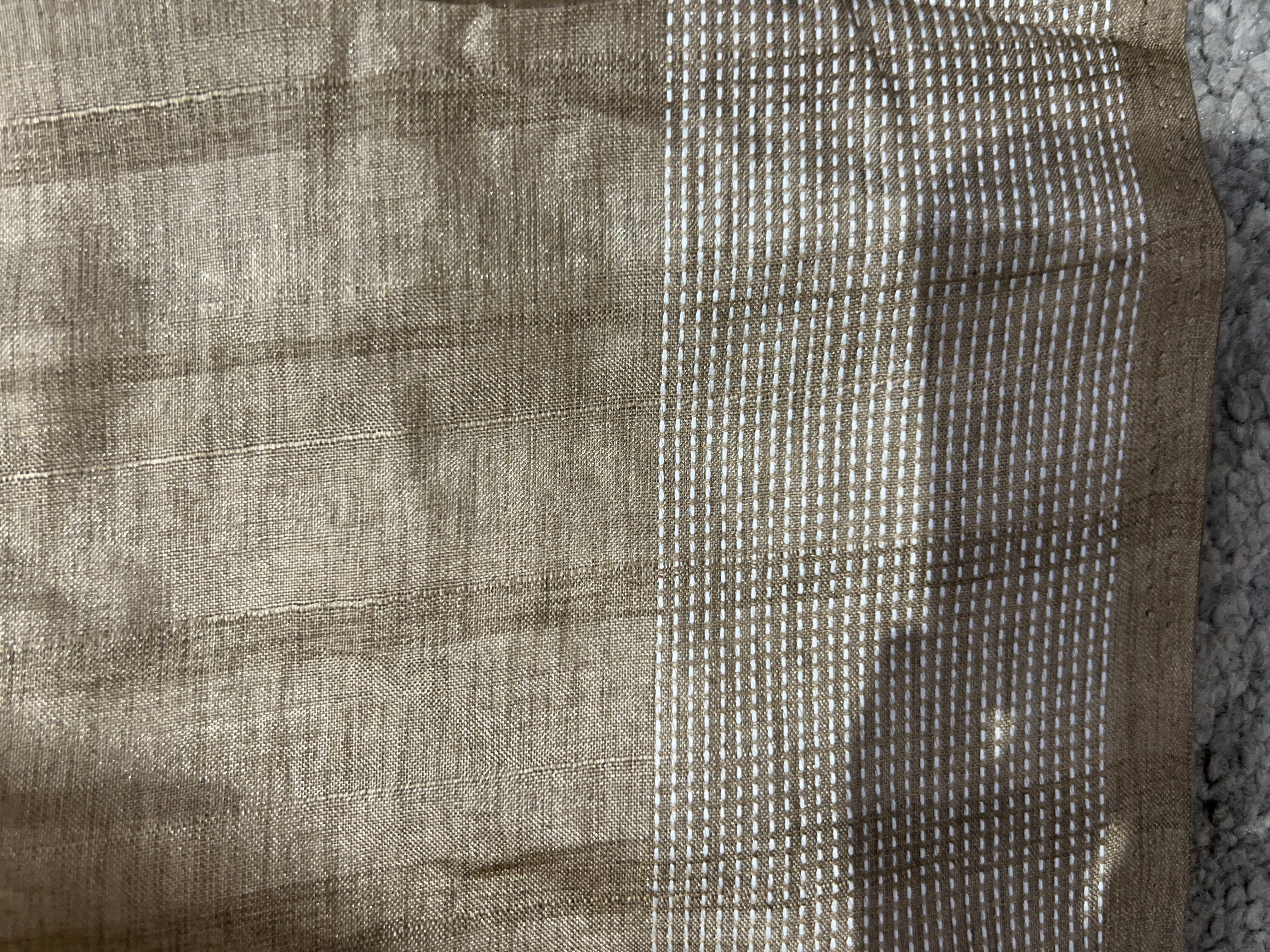 Machine Embroidered Semi Tussar Saree | SUN160