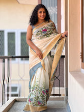 Hand Painted Tussar Kota Saree | SBS899