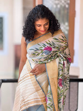 Hand Painted Tussar Kota Saree | SBS899