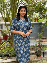 Screen Printed Cotton Kurta | GHB111