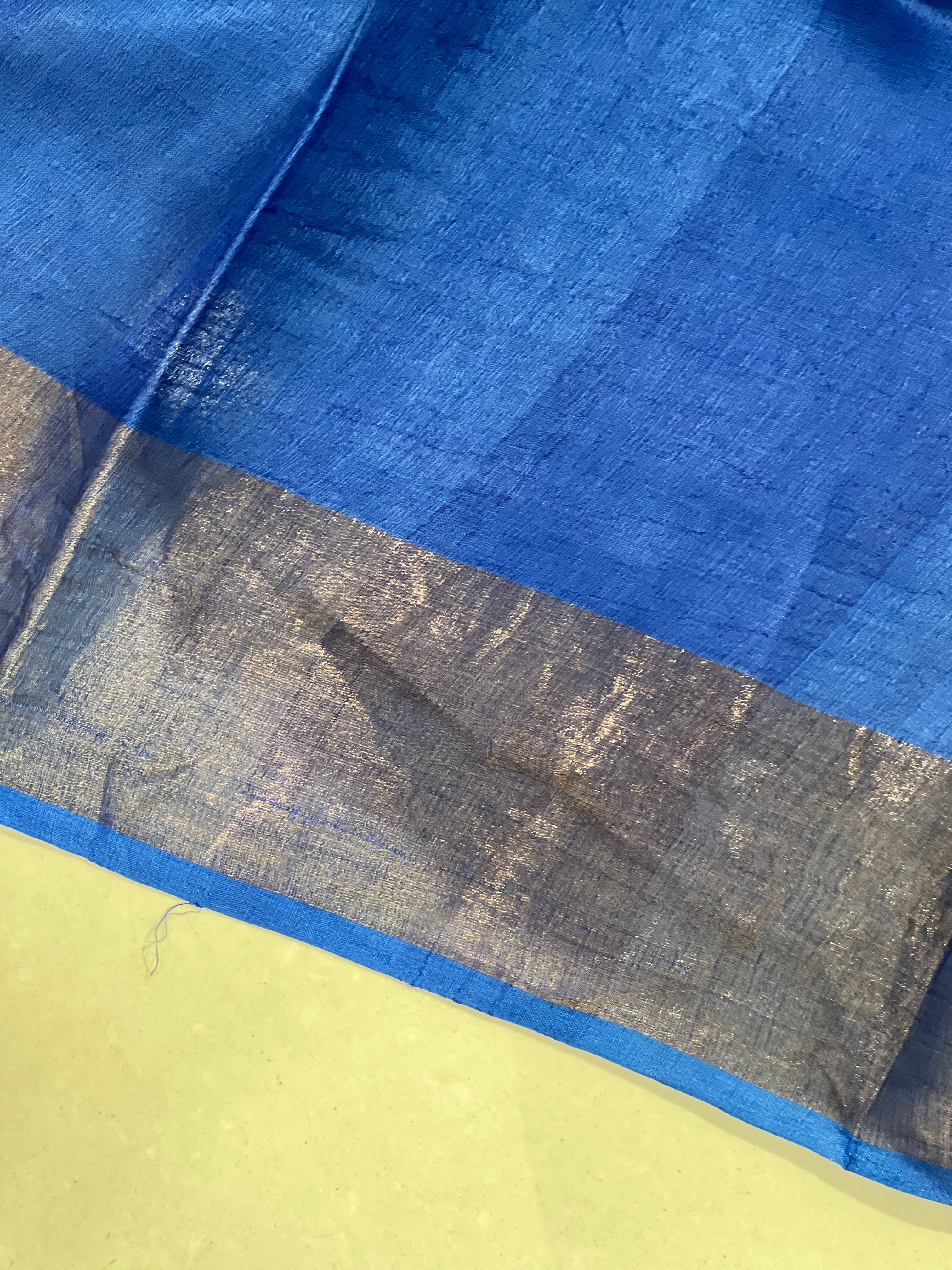 Floral Printed Tussar Saree | NLM158