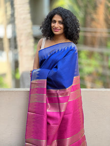 Kadai Weaving Semi Silk Saree | SKH162