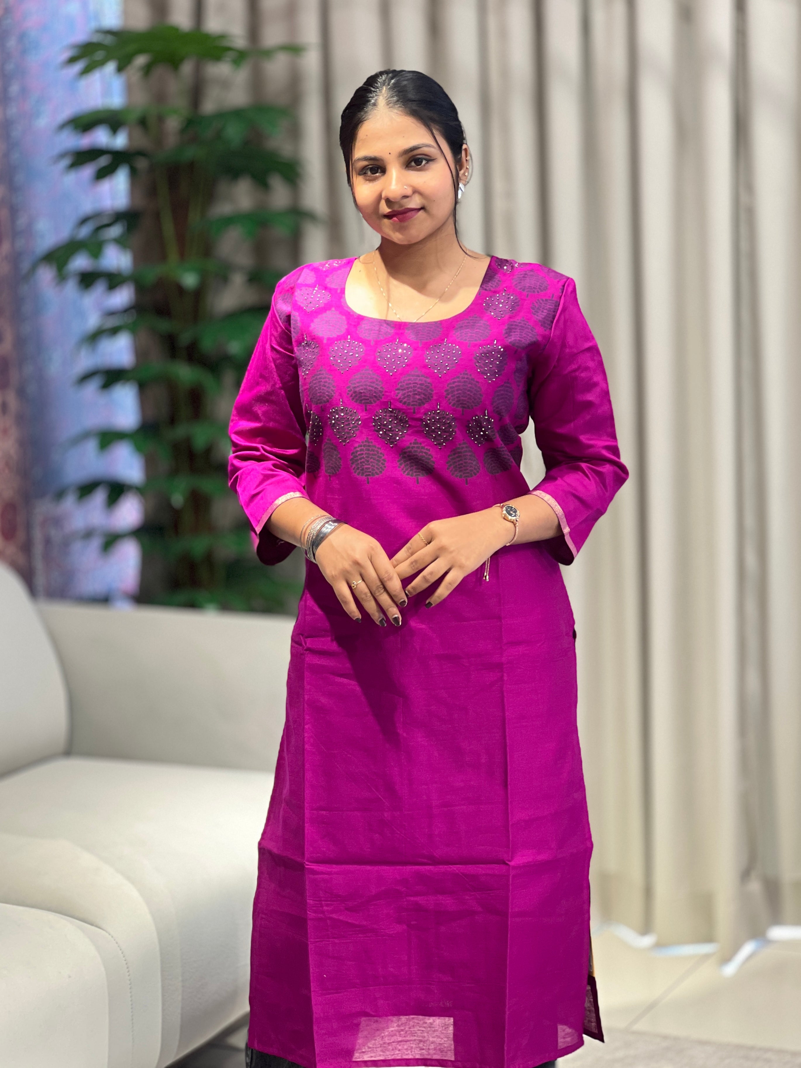 Block Printed Kota Kurta |  DNT978