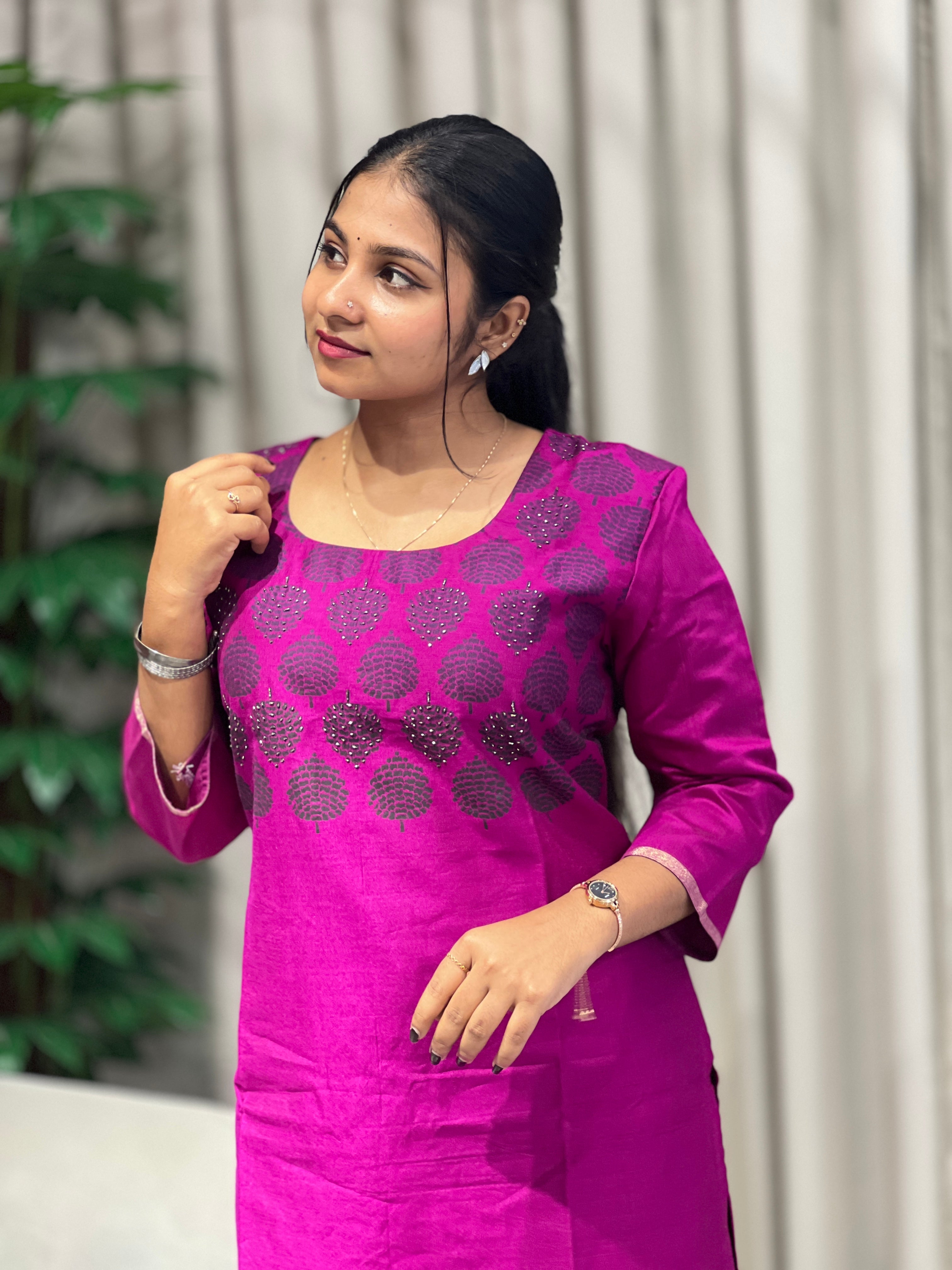 Block Printed Kota Kurta |  DNT978