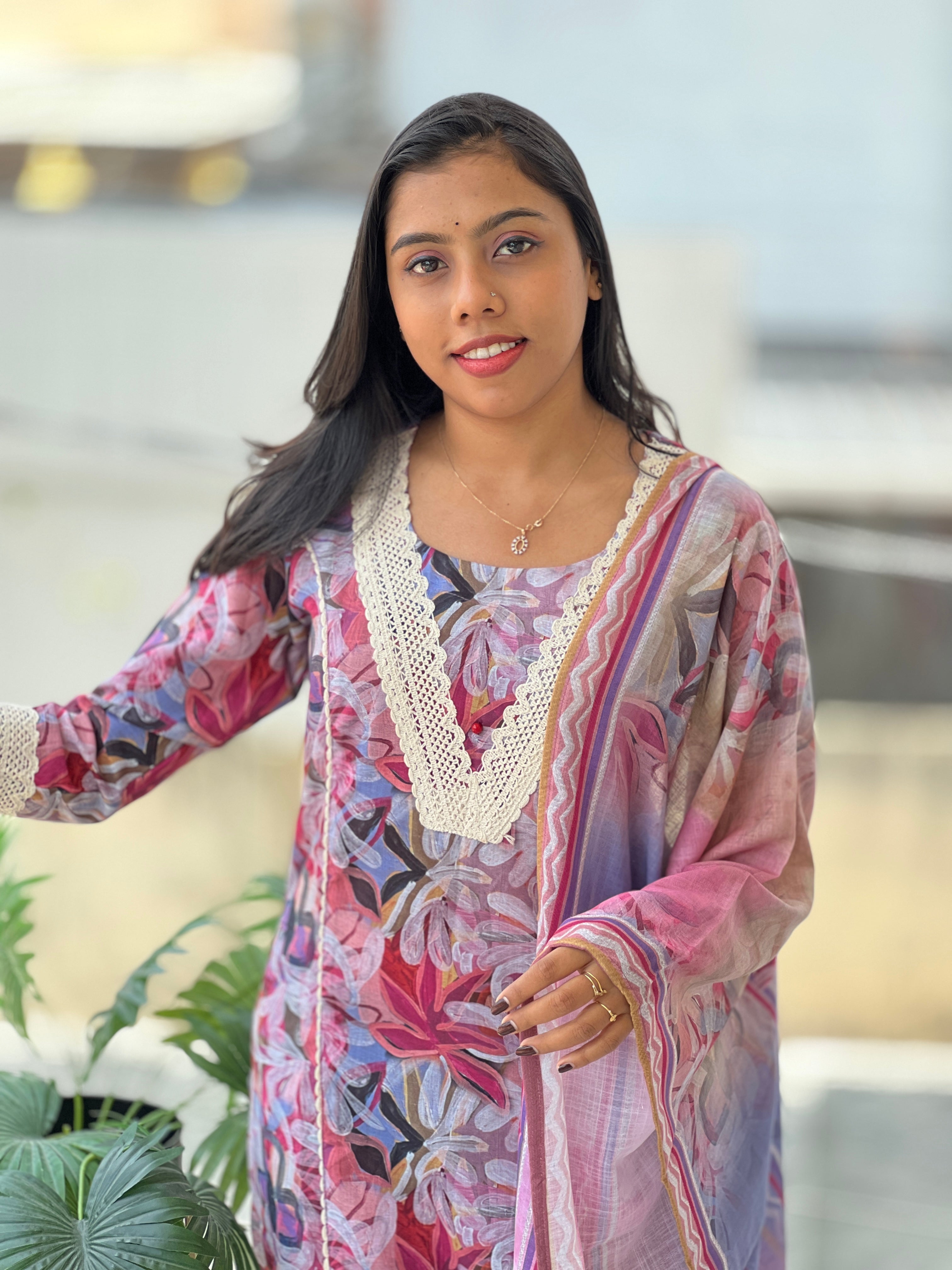Printed Cotton Kurta Set | AFD105