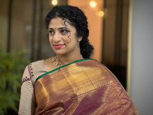 Geometric Patterned Kanchipuram Saree | OM139