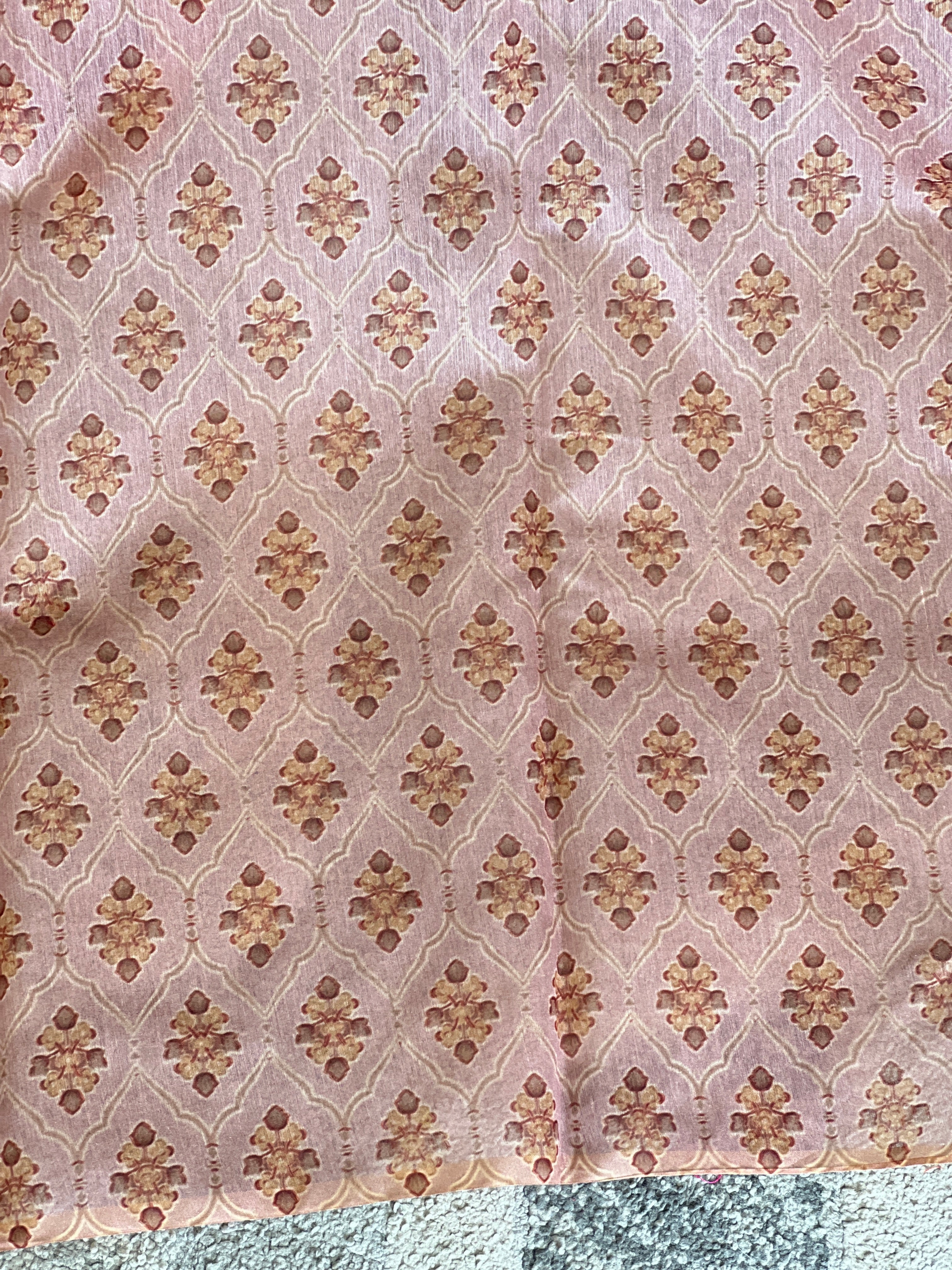 Digital Printed Floral Patterned Supernet Kota Saree | BLD1223