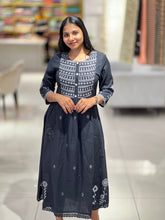 Machine Embroidery Detailed Cotton kurta | PGI176