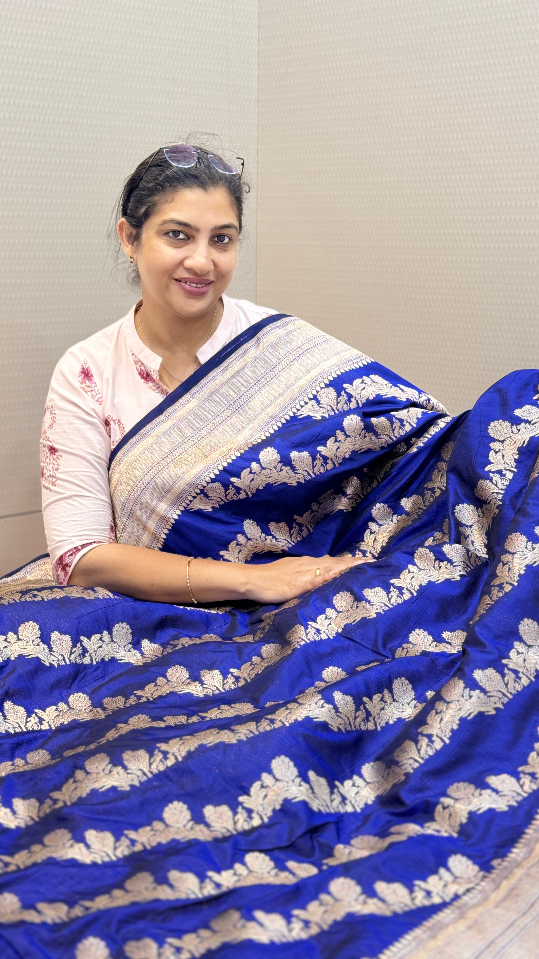 Vanasimha Glory in Pure Kathan Silk | KMM102