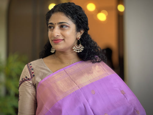 Traditional Buta Pattern Kanchipuram Saree | OM132