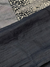 Banarasi Long Paisley Bordered Raw Silk Saree | RGD303