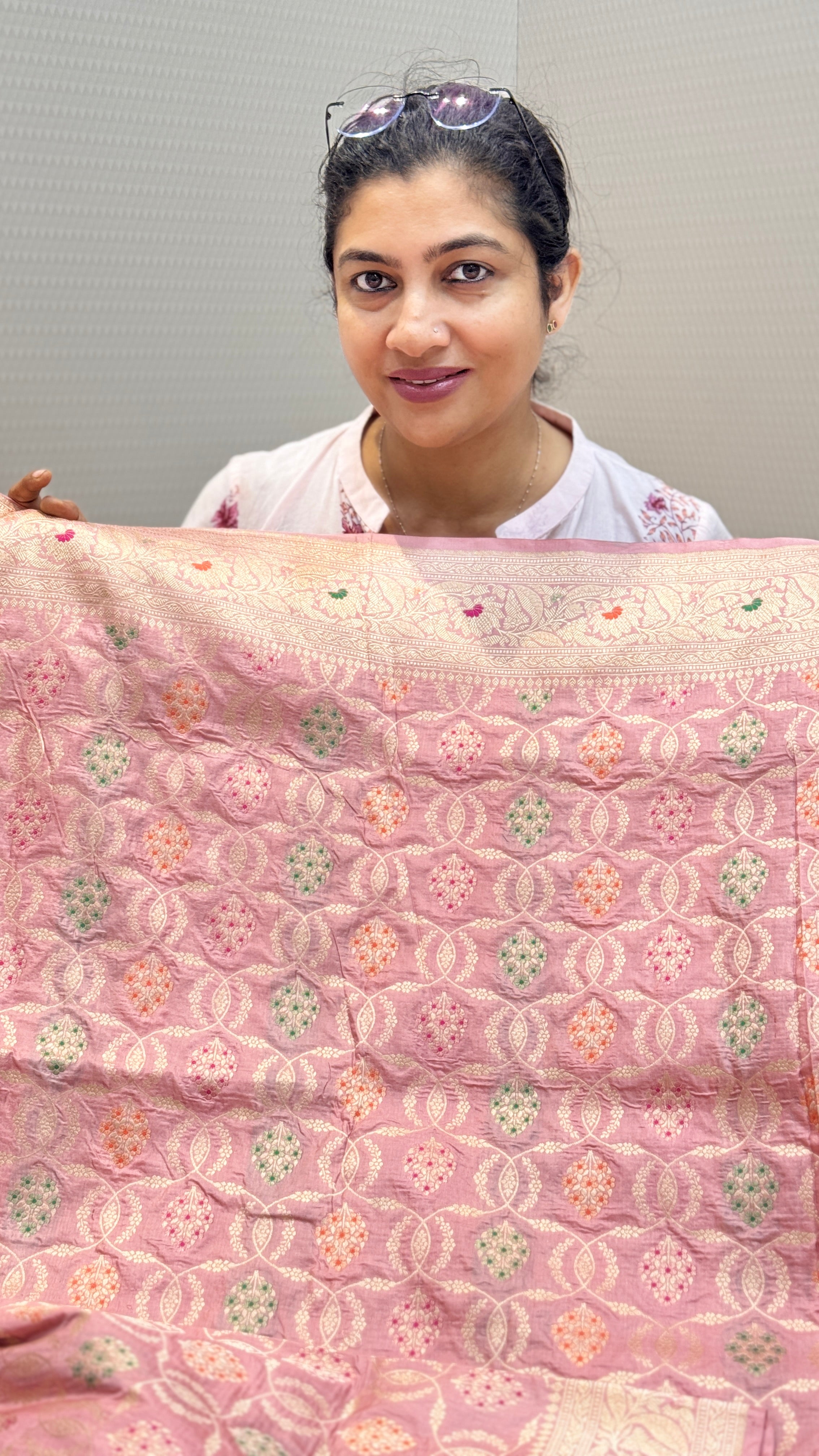 Elegance Woven in Pure Kathan Saree | KMM104