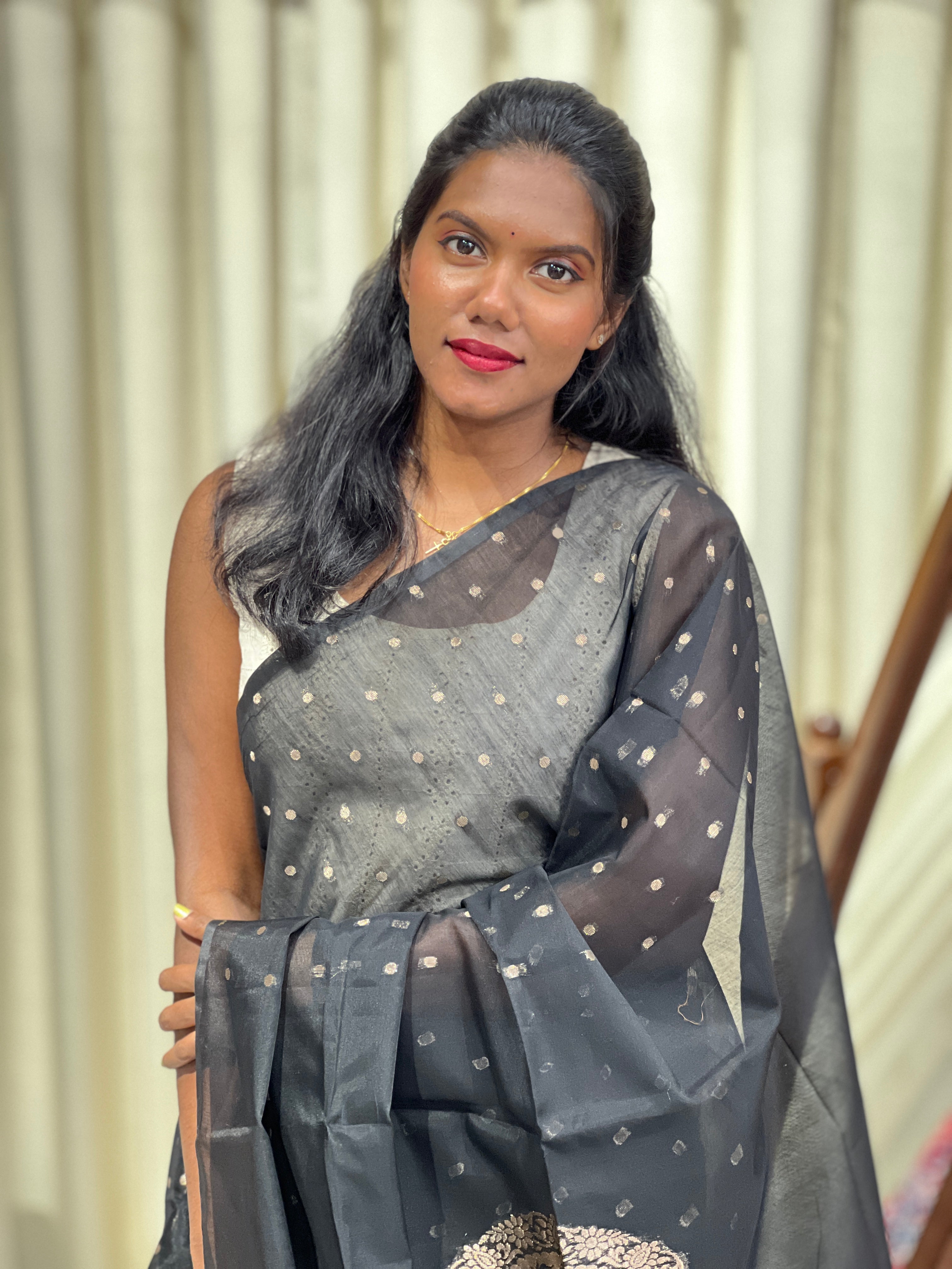 Zari Woven Cotton Silk Saree | YNG1017