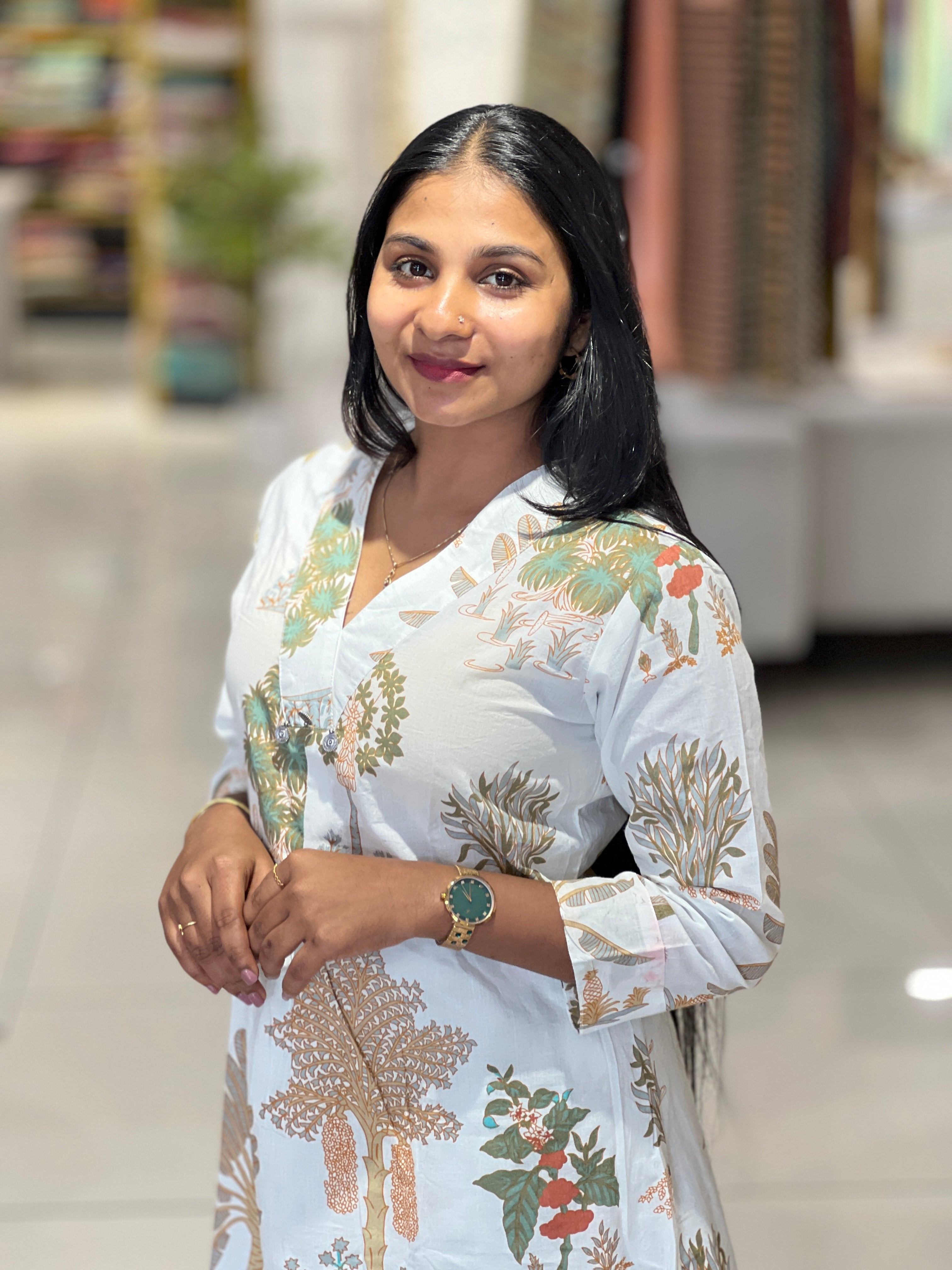 Printed A-Line Patterned Kurta Top & Bottom | PGI171