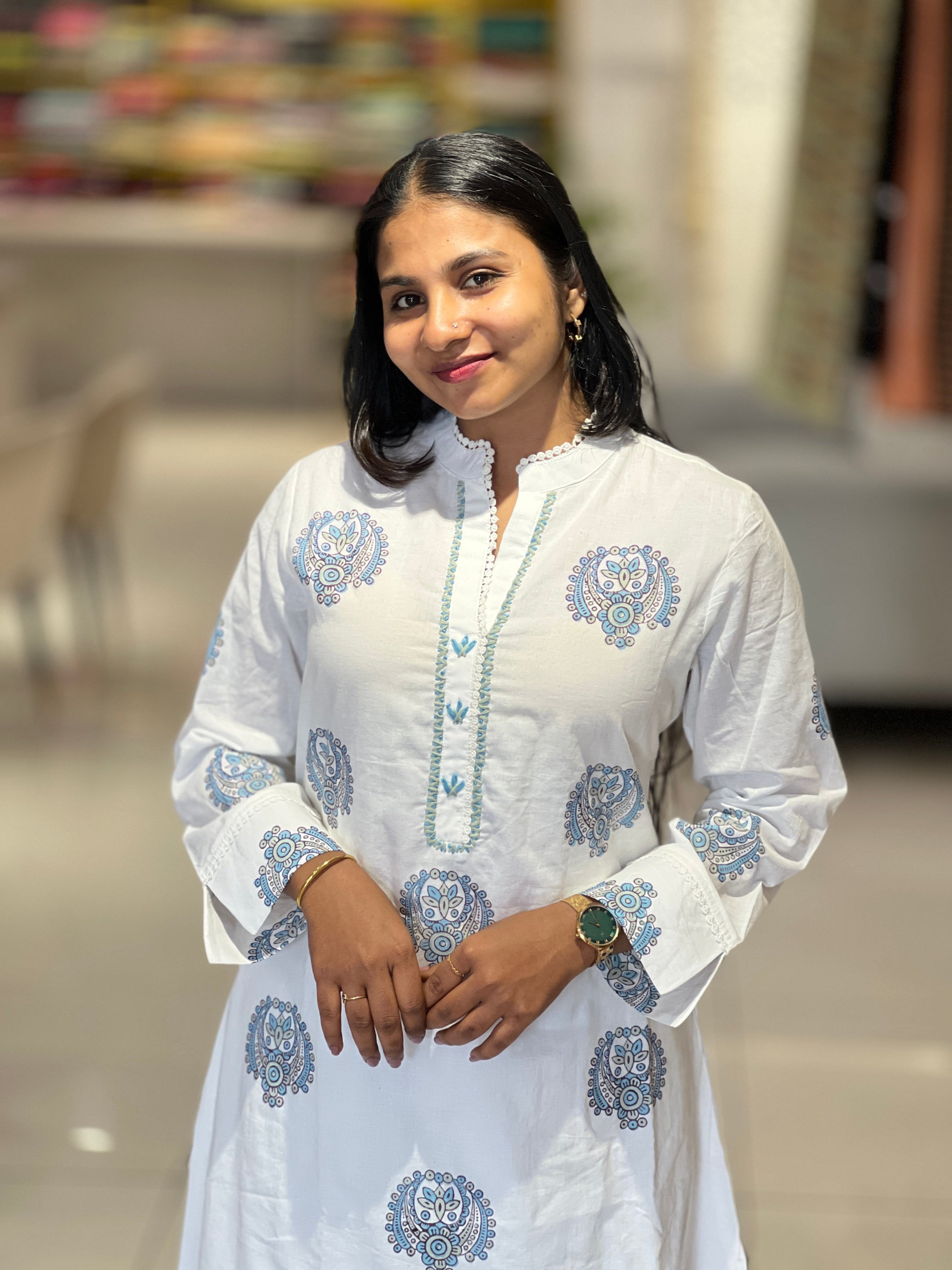 Printed Cotton Kurta | PGI208