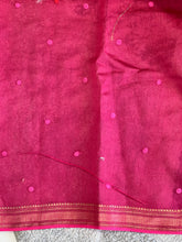 Embroidery Detailed Chanderi Saree | HS1223