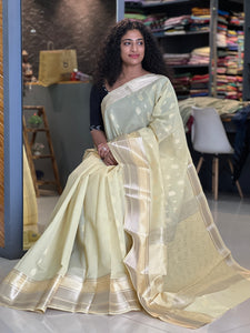 Banarasi Pattern Blended Cotton Saree | NO141
