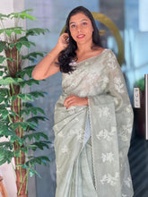 Floral Machine Embroidery Detailed Kota Saree | BLD1293