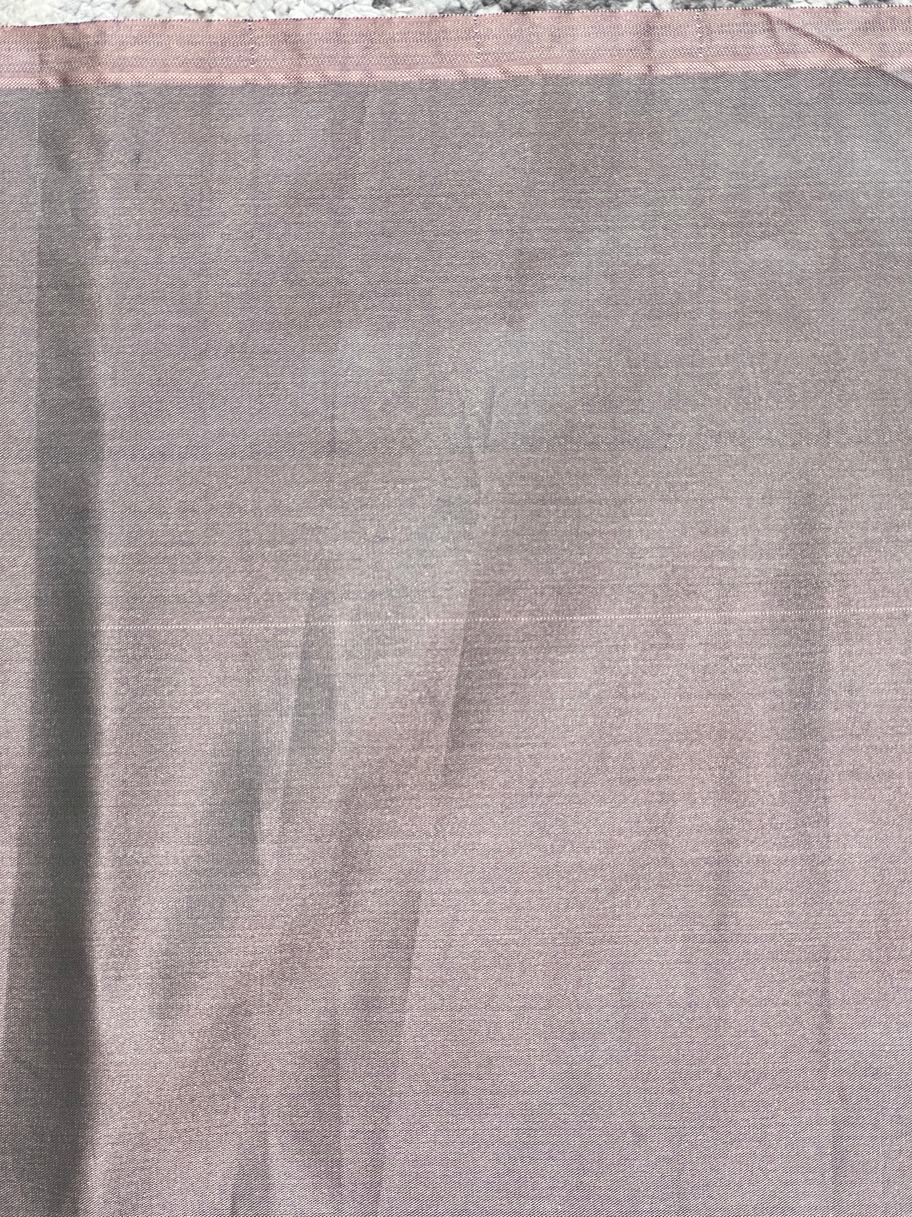 Antique Zari Weaved Stripe Patterned Semi Silk Saree | TR159