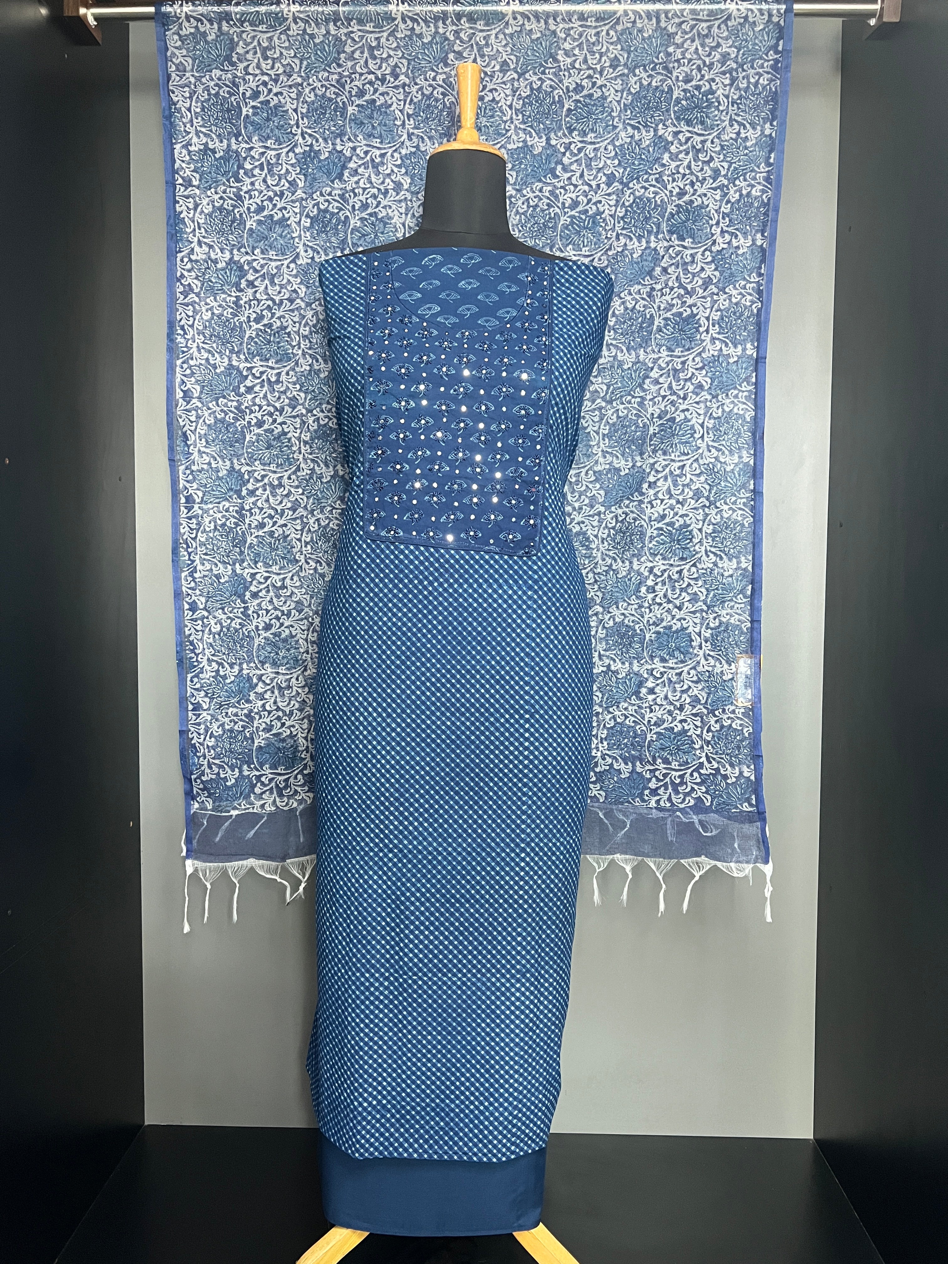 Handwork Detailed Cotton Salwar Set | JSC577