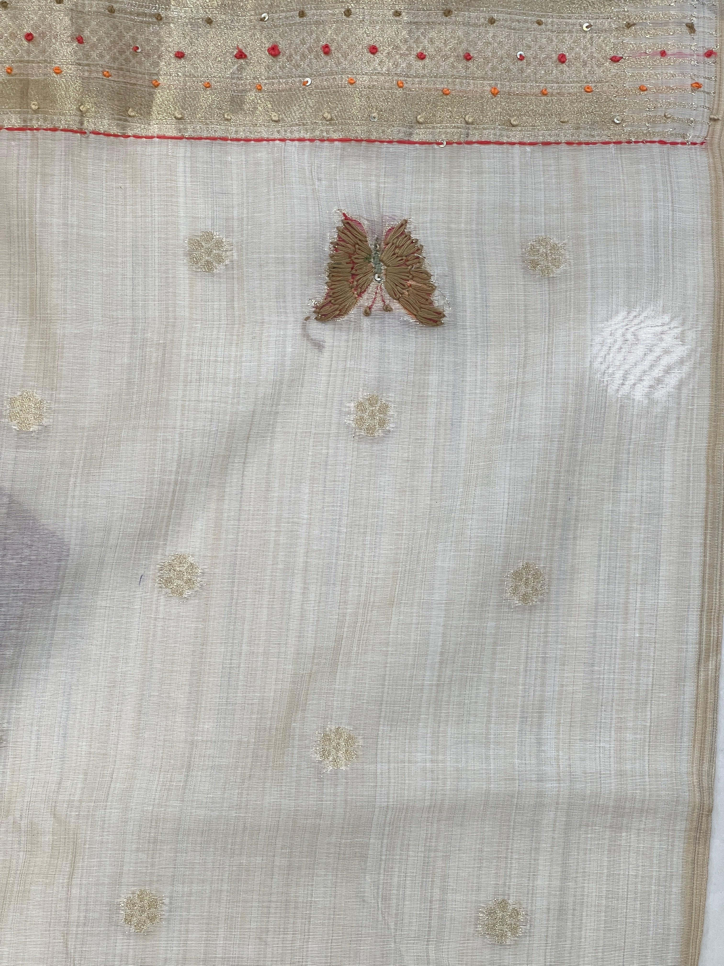 Jamdani Woven Chanderi Saree | BLD1747