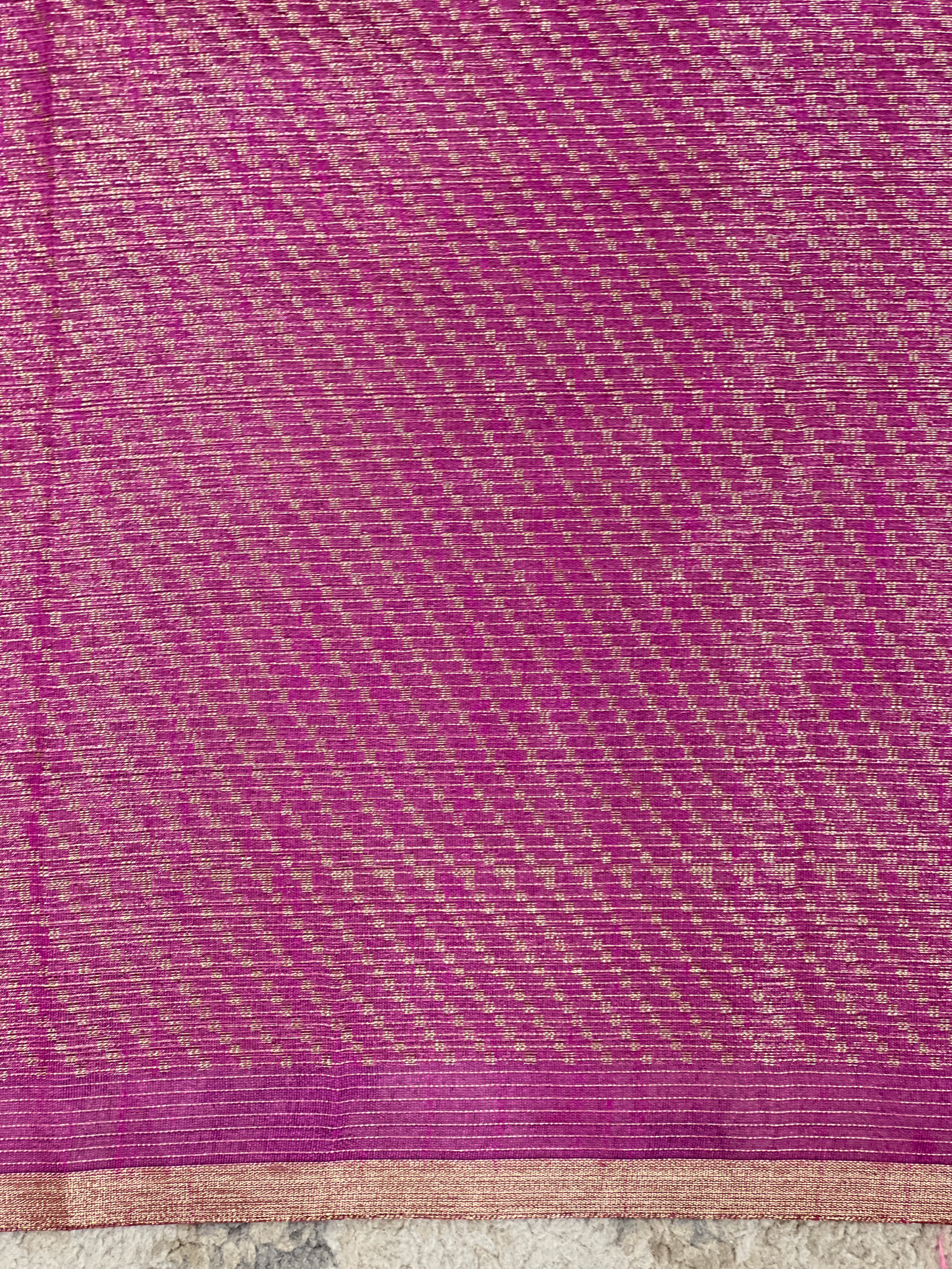 Floral Pattern Cotton Silk Saree | YNG1674