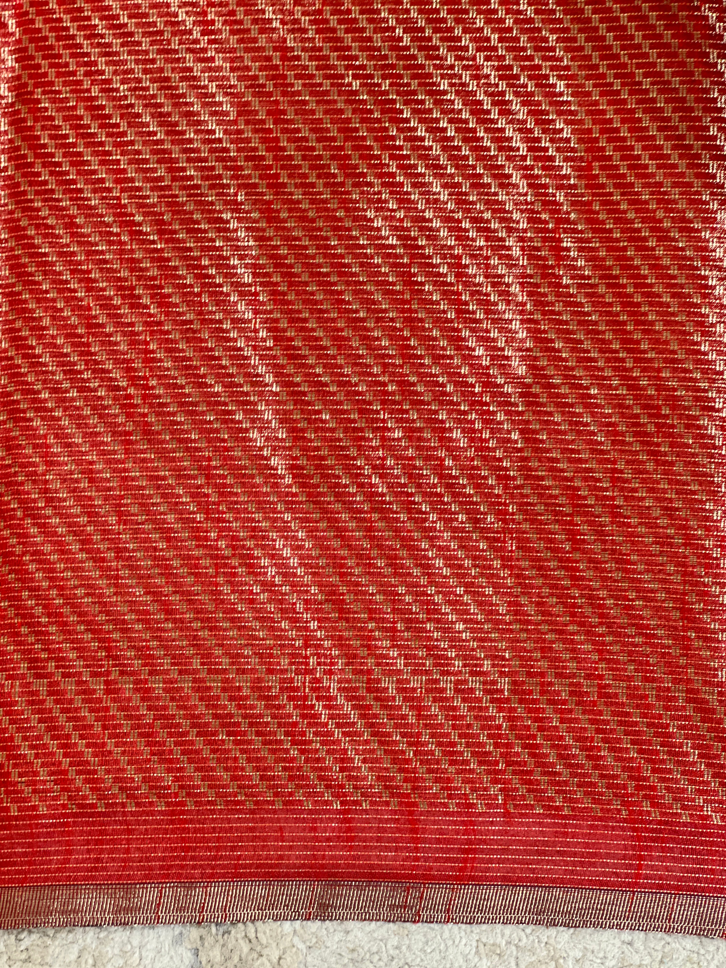 Floral Pattern Cotton Silk Saree | YNG1675