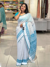 Printed Cotton Saree  | VDA183