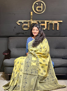 Thread Weaved Blended Cotton Saree | NO137
