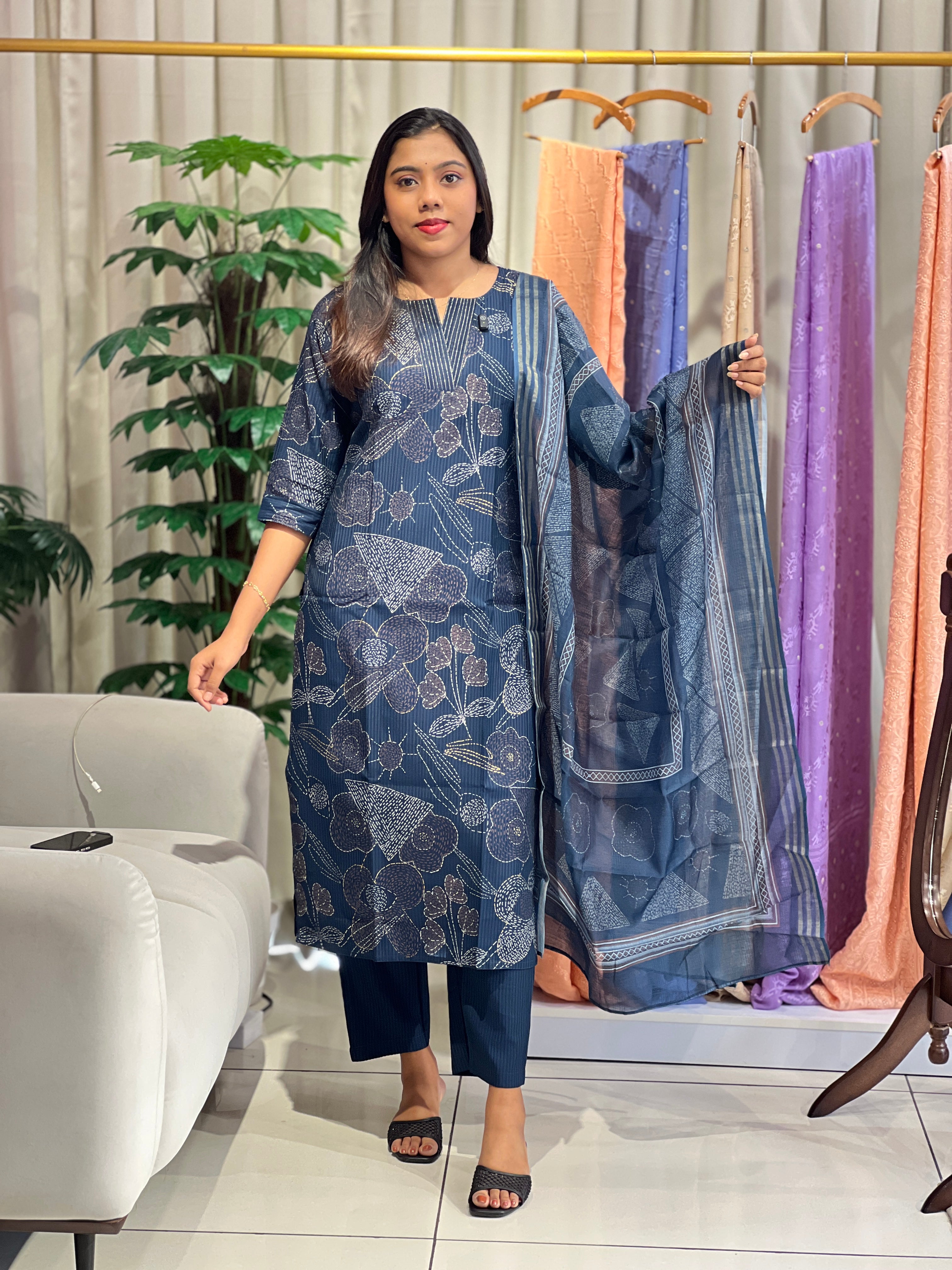 Printed Pattern Rayon Kurta Set | MSN241