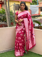 Banarasi Weaved  Cotton Blended Saree | NO130