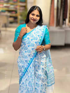 Printed Cotton Saree | VDA172