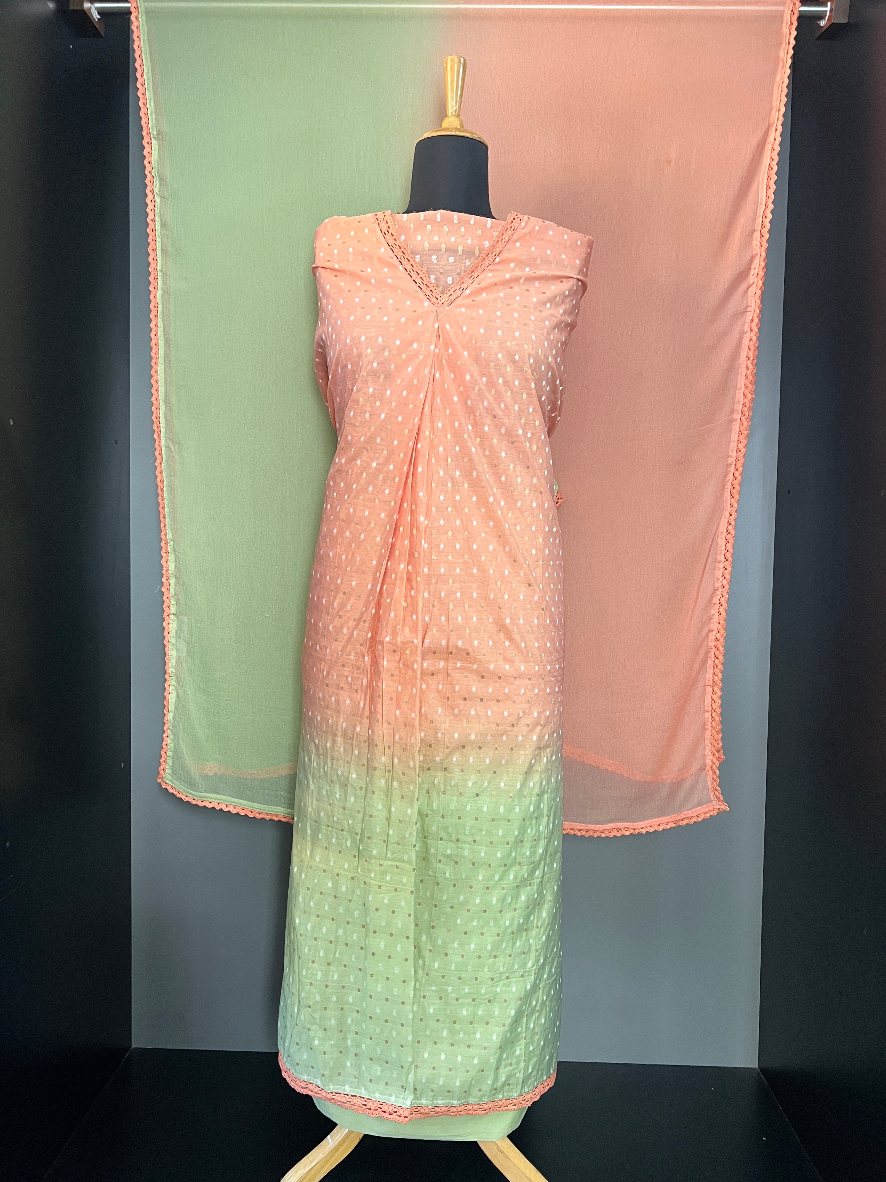 Double Shaded Cotton Salwar Set | JSC576