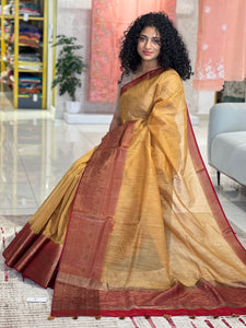 Banarasi Weaved Semi Geecha Saree | YNG466