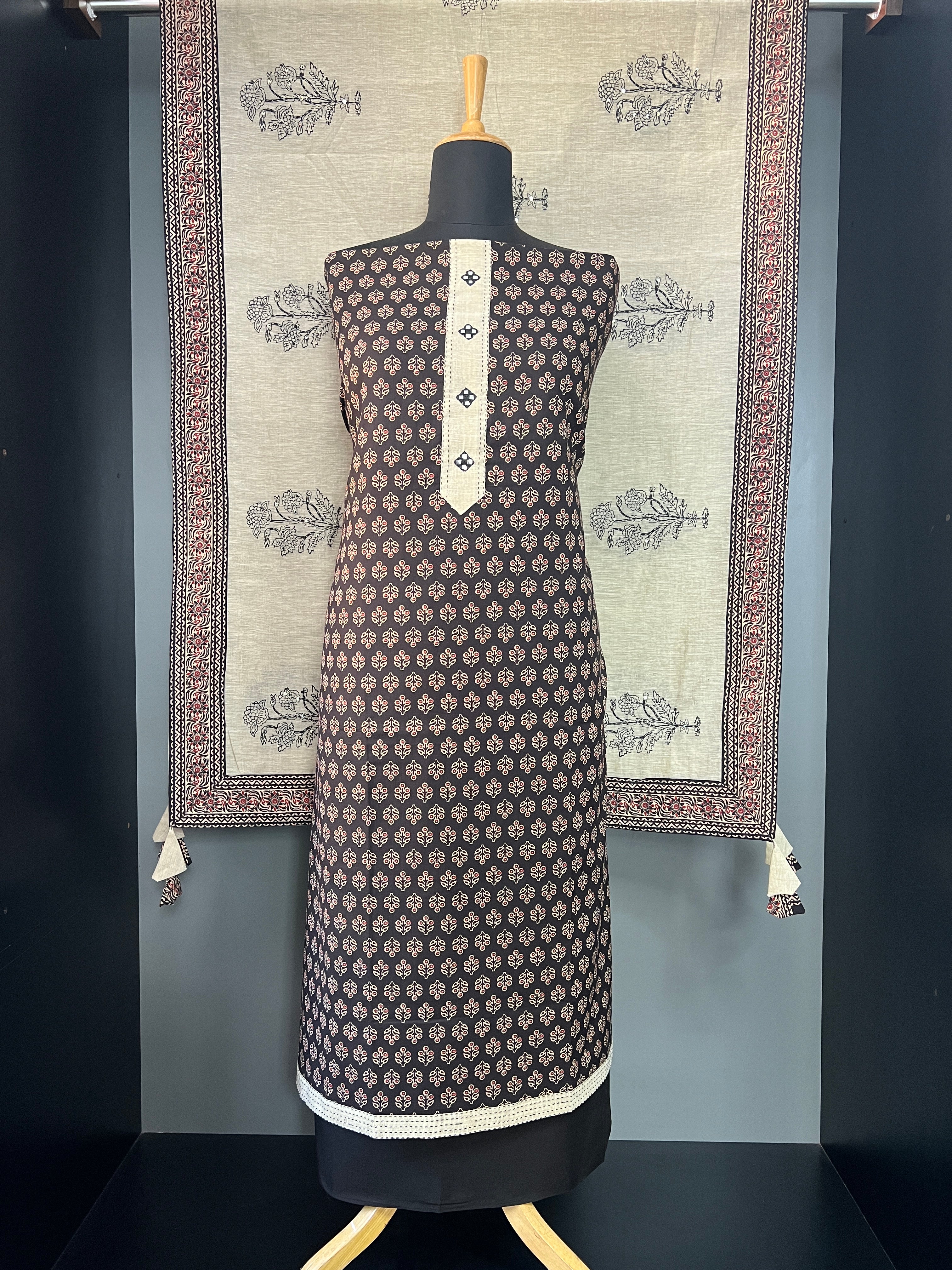 Floral Printed Cotton Salwar Set | MF150