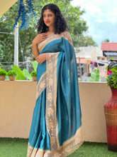 Cut Work Pattern Semi Tussar Saree | RP473