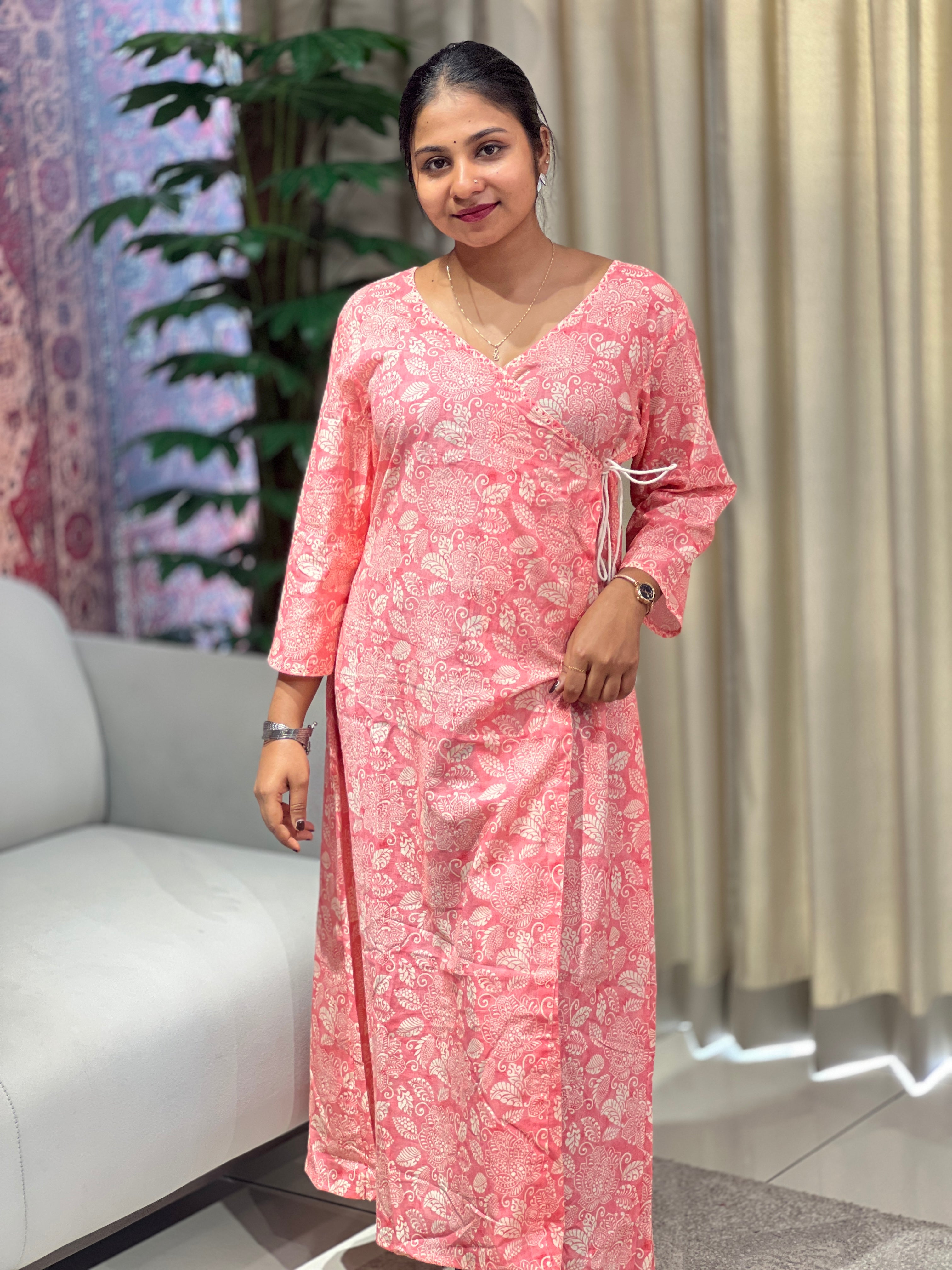 Printed Cotton Kurta | DNT997