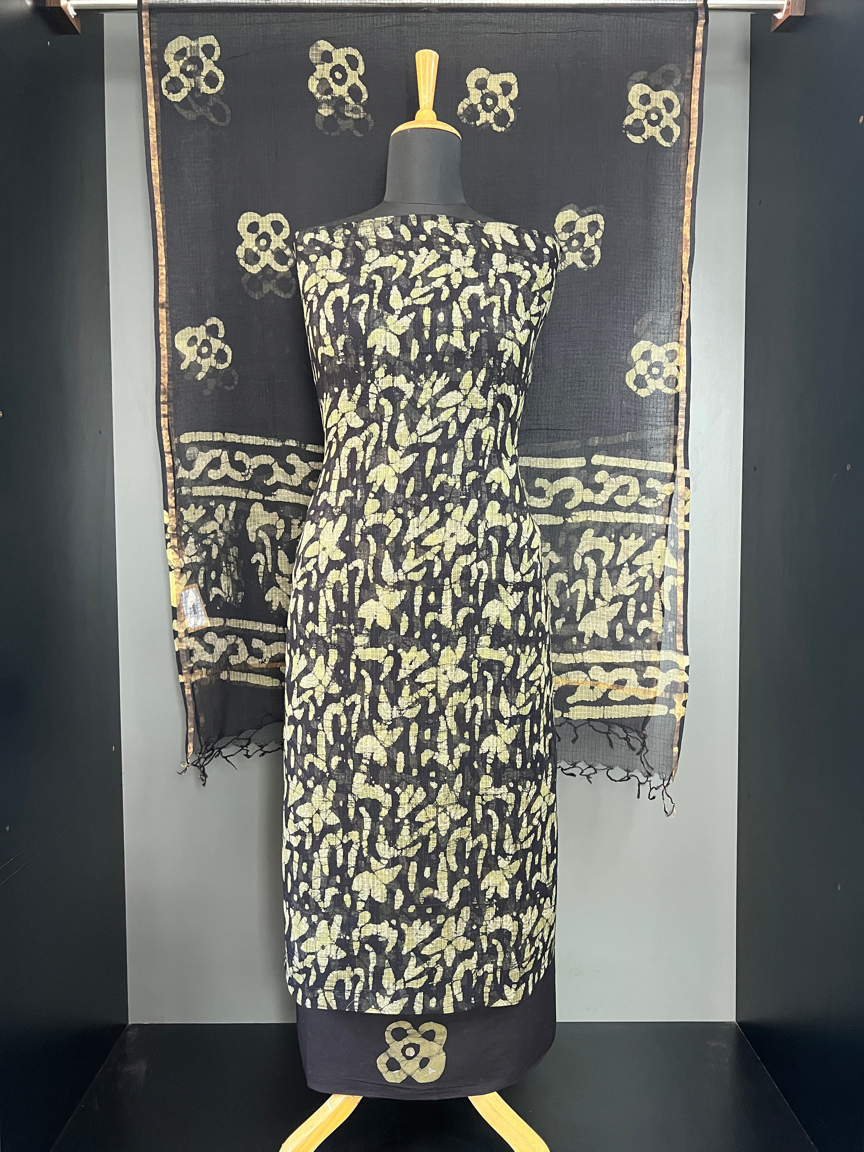 Block Printed Kota Salwar Set | JHF131