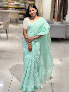 Print Detailed Cotton Saree | VDA305