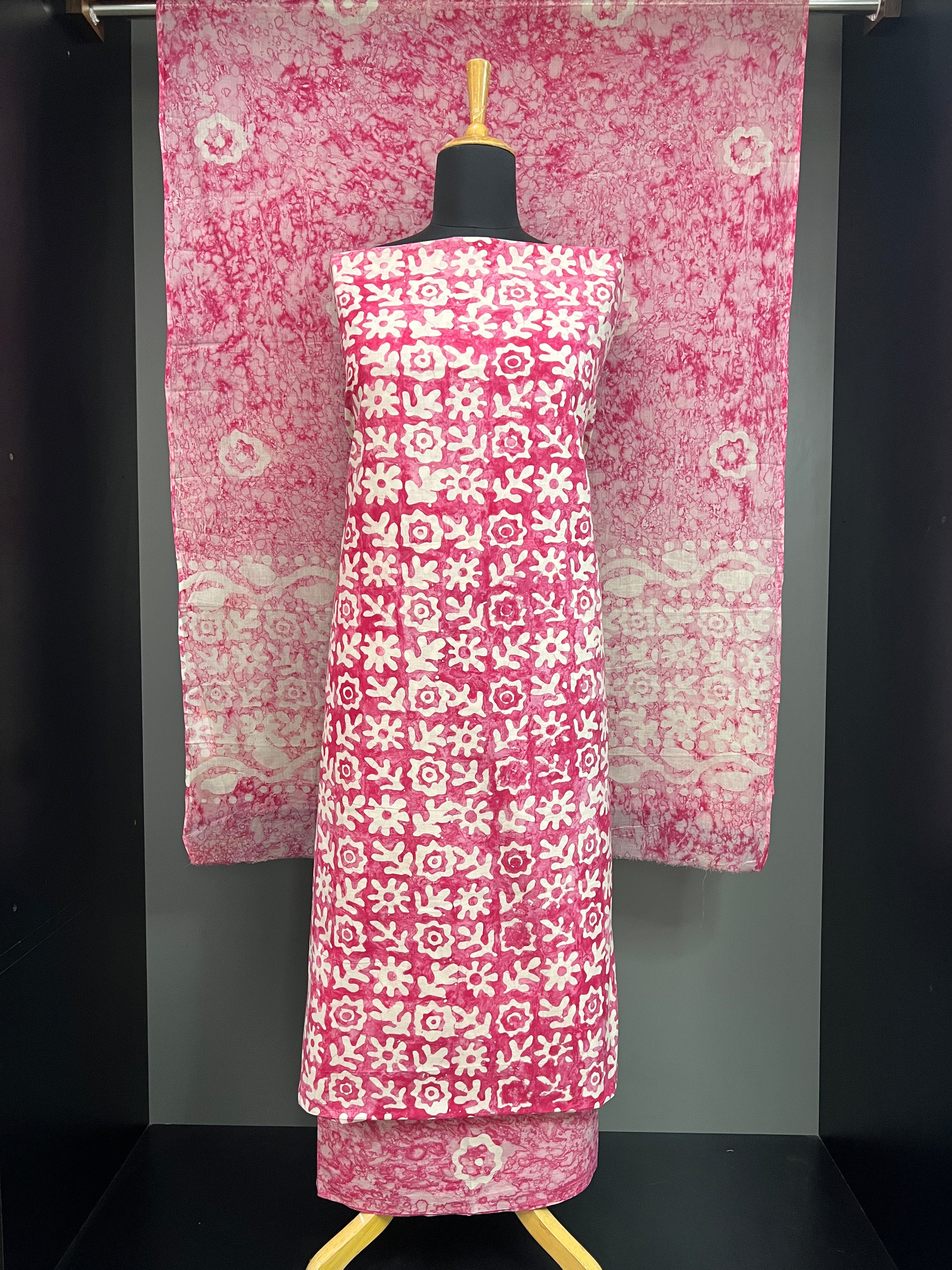 Block Printed Cotton Salwar Set | JHF101