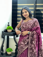 Banarasi With Batik Printed Chanderi Silk Saree | RGD652
