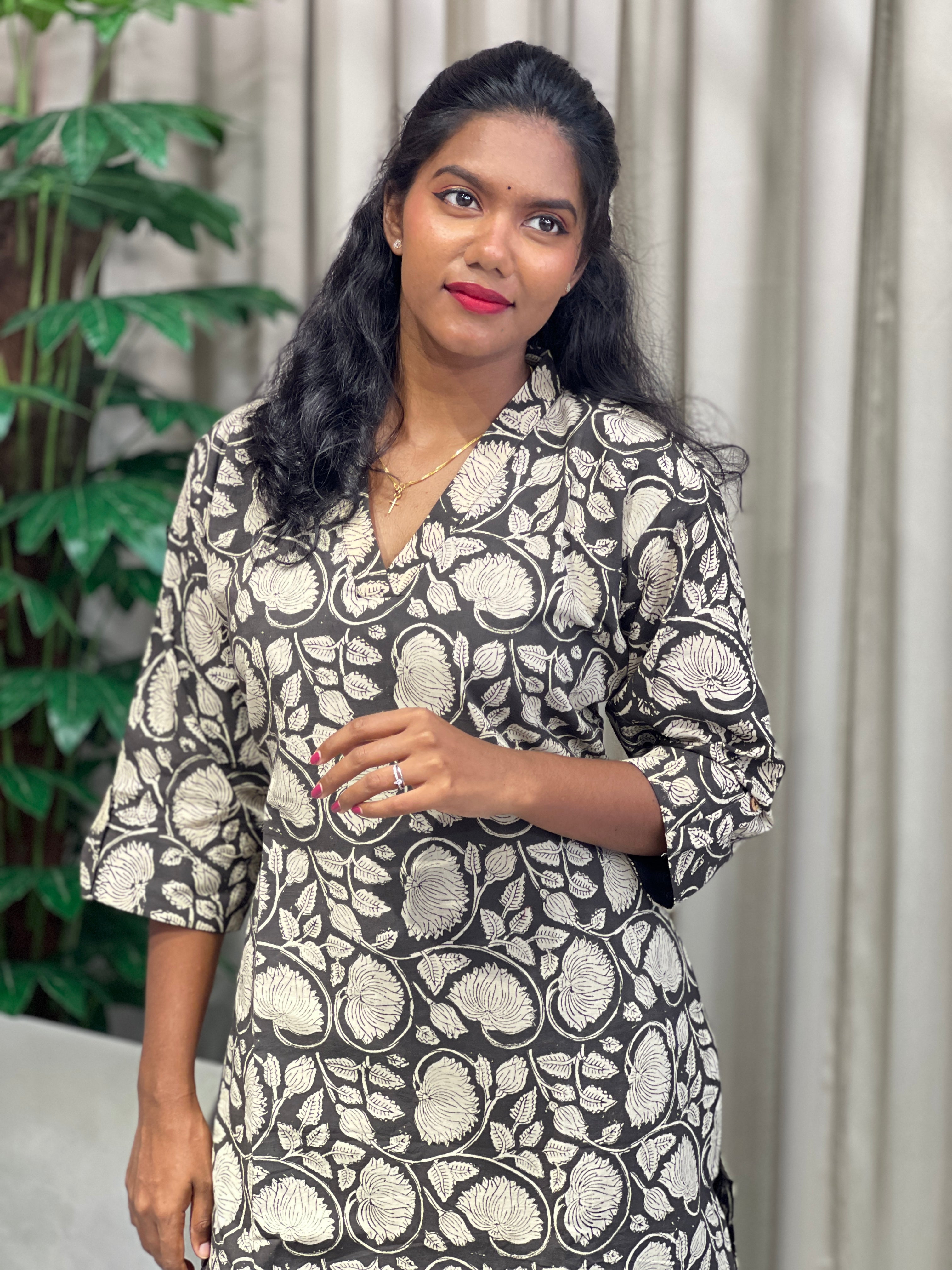 Printed Cotton Kurta | RMLA172