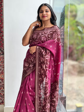Banarasi With Batik Printed Chanderi Silk Saree | RGD652