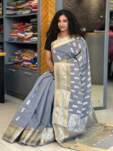 Traditional Motif Cotton Blended Saree | NO144