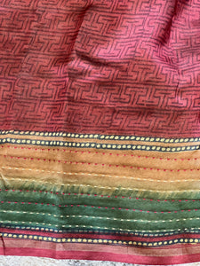 Printed Chanderi Silk Saree | RGD455