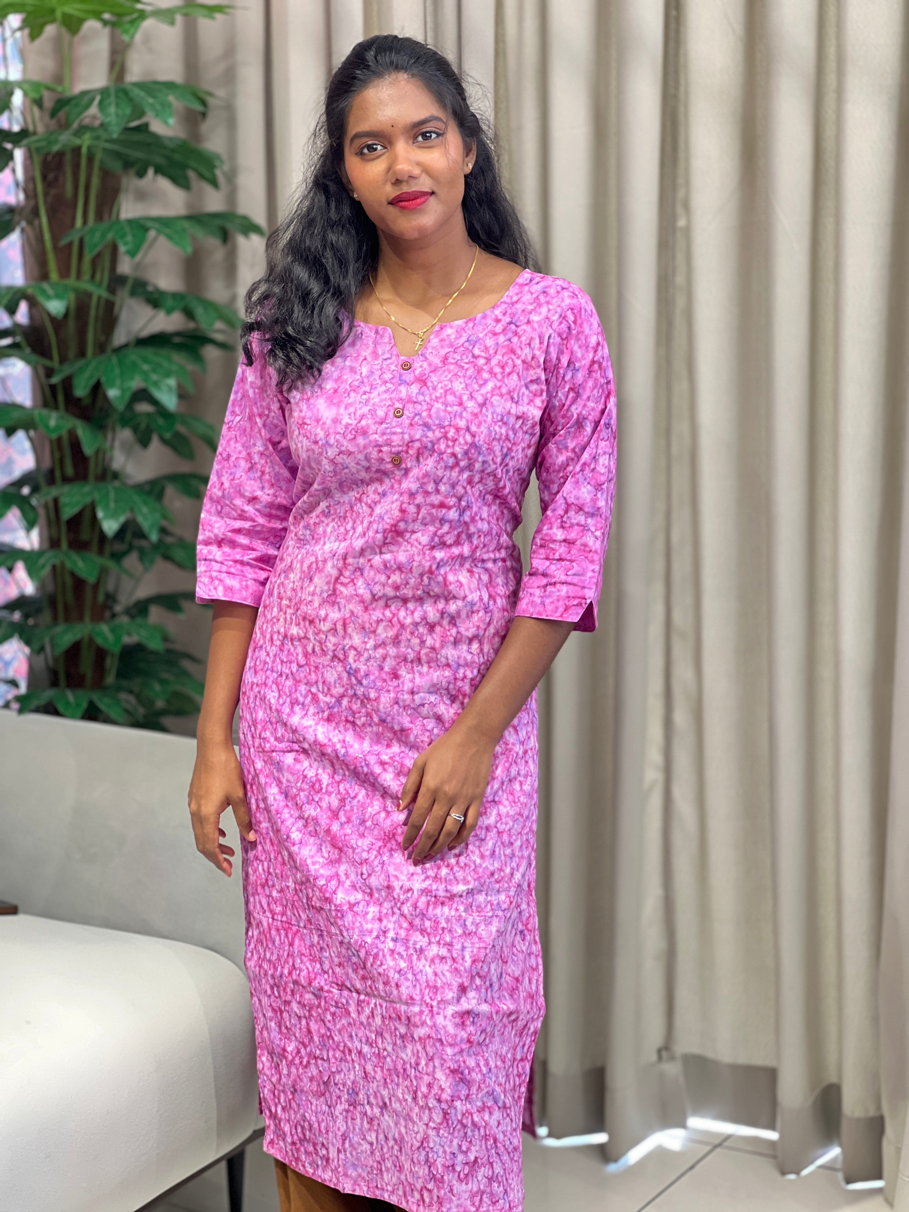 Printed Cotton Kurta | RMLA254