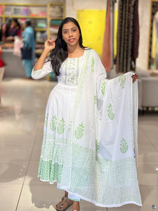Hand Block Printed Cotton Kurta Set | PGI206