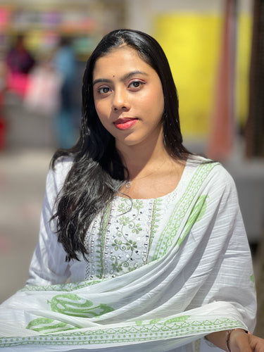 Hand Block Printed Cotton Kurta Set | PGI206