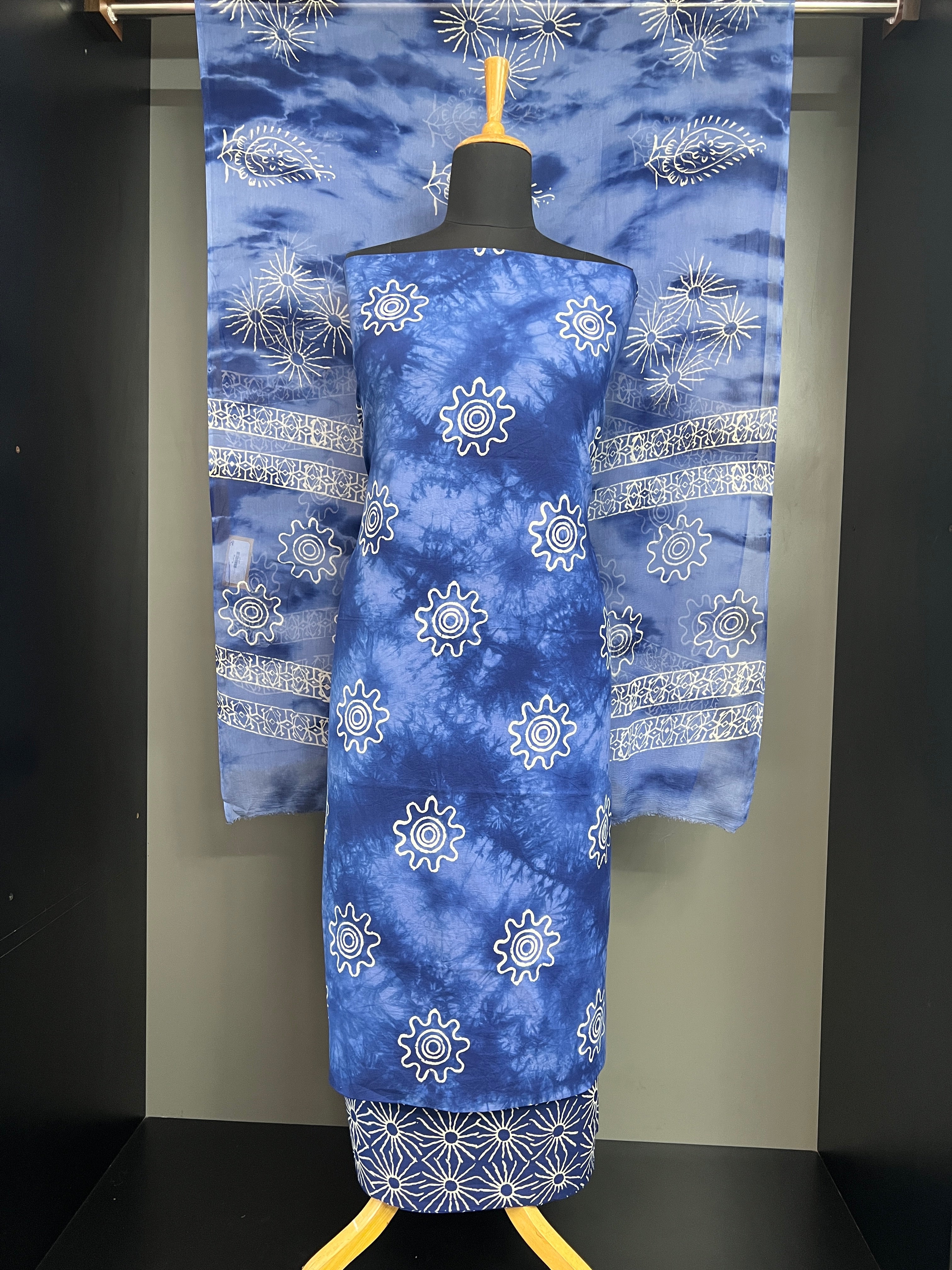 Block Printed Cotton Salwar Set | JHF107
